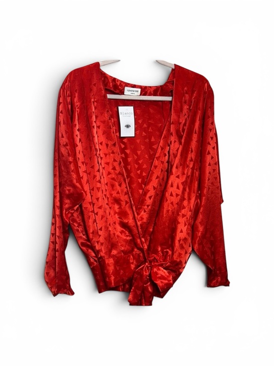 Givenchy Tops - Givenchy Red Blouse